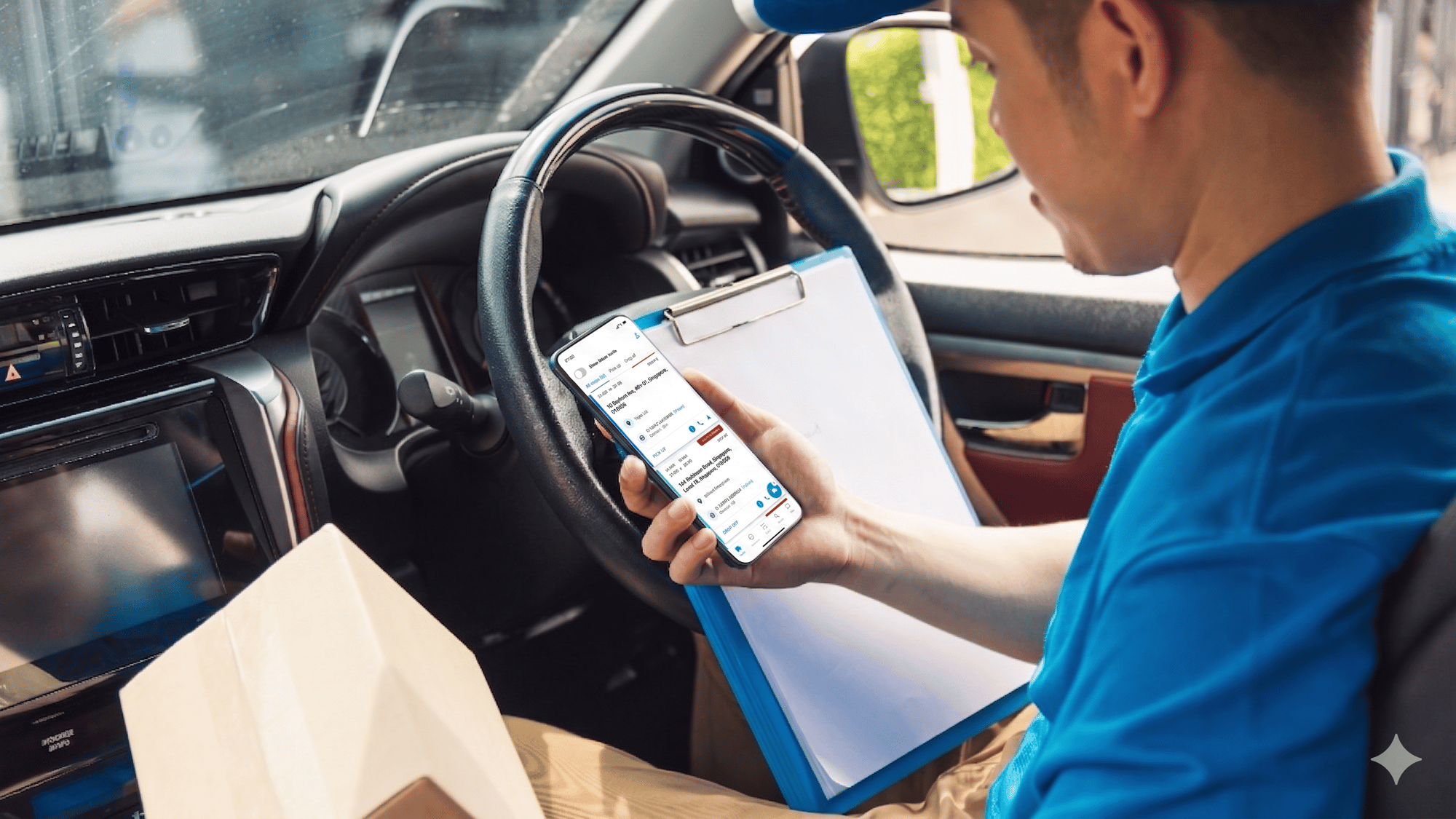 Driver holding a phone 2